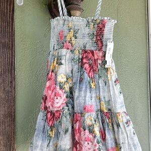 Polo by Ralph Lauren Floral Kids Dress - Pink and Yellow